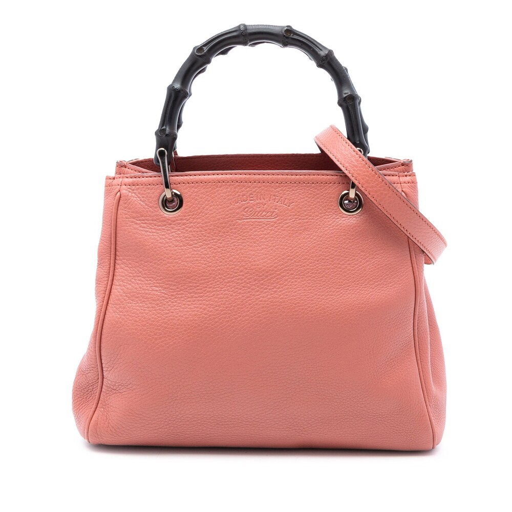 Gucci Small Calfskin Bamboo Shopper #314986G53B